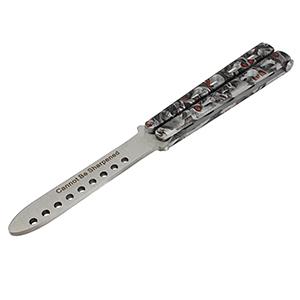 Andux Balisong Flip Trainer Tool Thick Blade 11-HDD-001 Grey