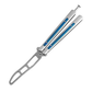 Andux Balisong CSGO Game Equipment Hollow Carved Design CS/HDD39