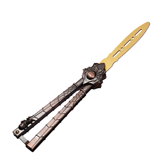 Andux Balisong Practice Flip Tool Foldable CS/HDD30-Yellow(Only Available in European Countries)