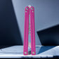 Andux Balisong Butterfly Knife CNC Effective Bushing System 6061 Aluminum Handle Lock Free CNC-H01