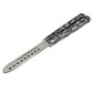 Andux Balisong Flip Trainer Tool Thick Blade 11-HDD-001 Grey