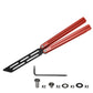 Andux Butterfly Knife CNC 6061 Aluminum Handle Bearing System Lock Free CNC501