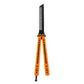 Andux Balisong Comb Style Orange