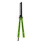 Andux Balisong Comb Style Green