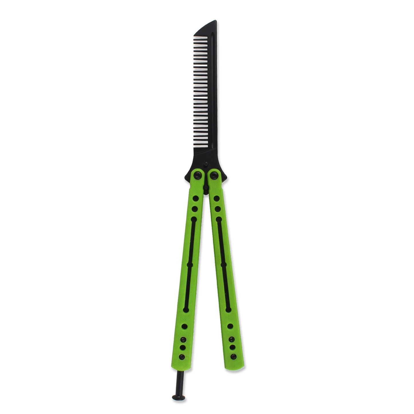 Andux Balisong Comb Style Green