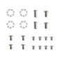 Andux Balisong Accessories Set Including 4 Gasket/Bearings 2 Bolts and 14 Screws for CS/HDD45