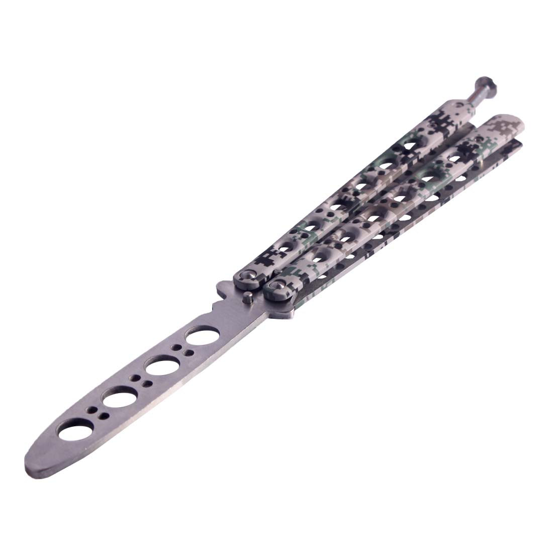 Andux Balisong Flip Trick Practice Tool Camouflage Color CS/HDD08